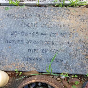 GOOD Heather Frances nee HOGARTH 1945-1995