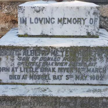 ROBERTSON Albert Meyer 1875-1902