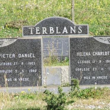 TERBLANS Pieter Daniel 1903-1980 &amp; Helena Charlotte 1905-1984