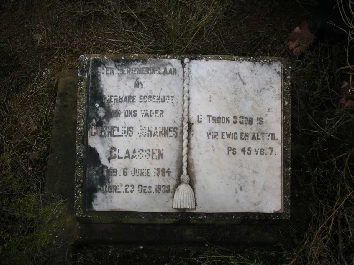 CLAASSEN Cornelius Johannes 1884-1933