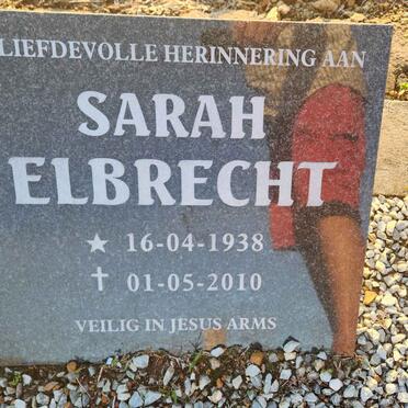 ELBRECHT Sarah 1938-2010