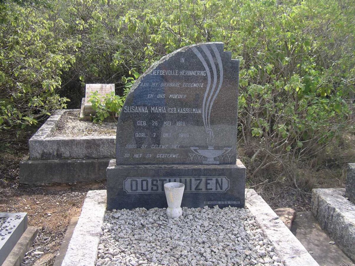 OOSTHUIZEN Susanna Maria nee KASSELMAN 1918-1988