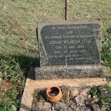 Western Cape, MOSSEL BAY district, Herbertsdale, Jakkalsvlei farm, farm cemetery
