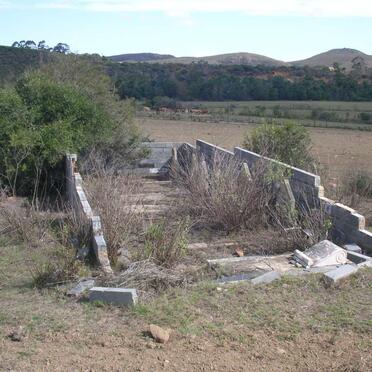 Western Cape, MOSSEL BAY district, Herbertsdale, Langfontein 109_3, Bo Langtouw, farm cemetery