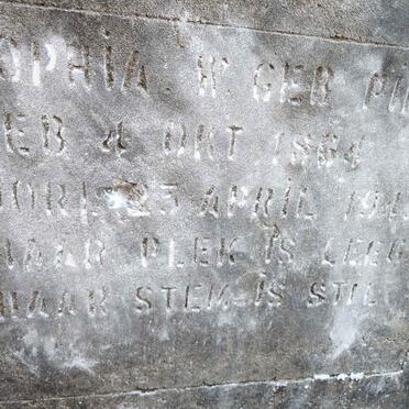 PIEK Sophia W. 1864-1943