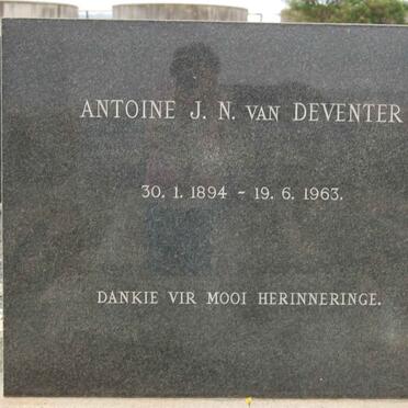 DEVENTER Antoine J.N., van 1894-1963