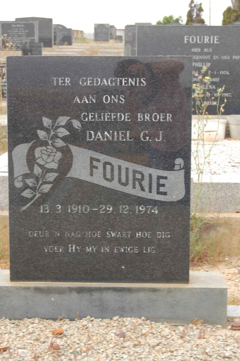 FOURIE Daniel G.J. 1910-1974