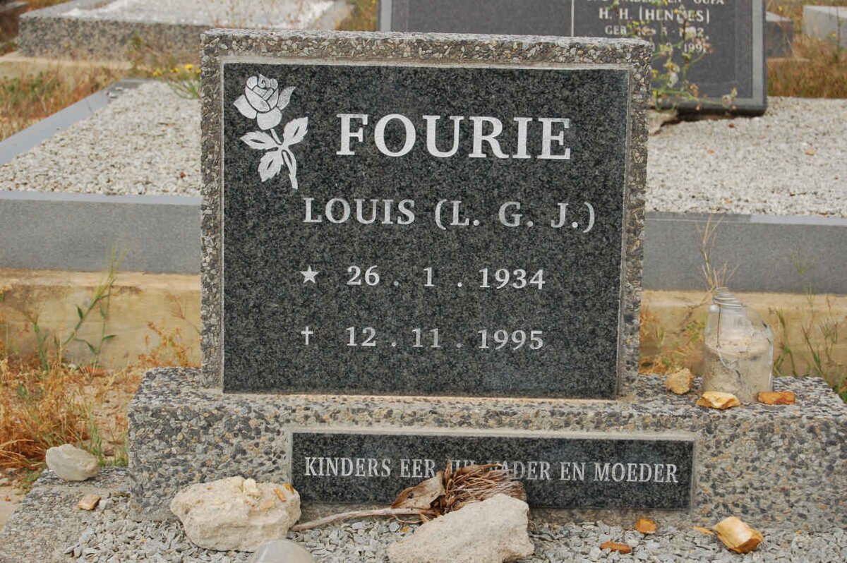 FOURIE L.G.J. 1934-1995