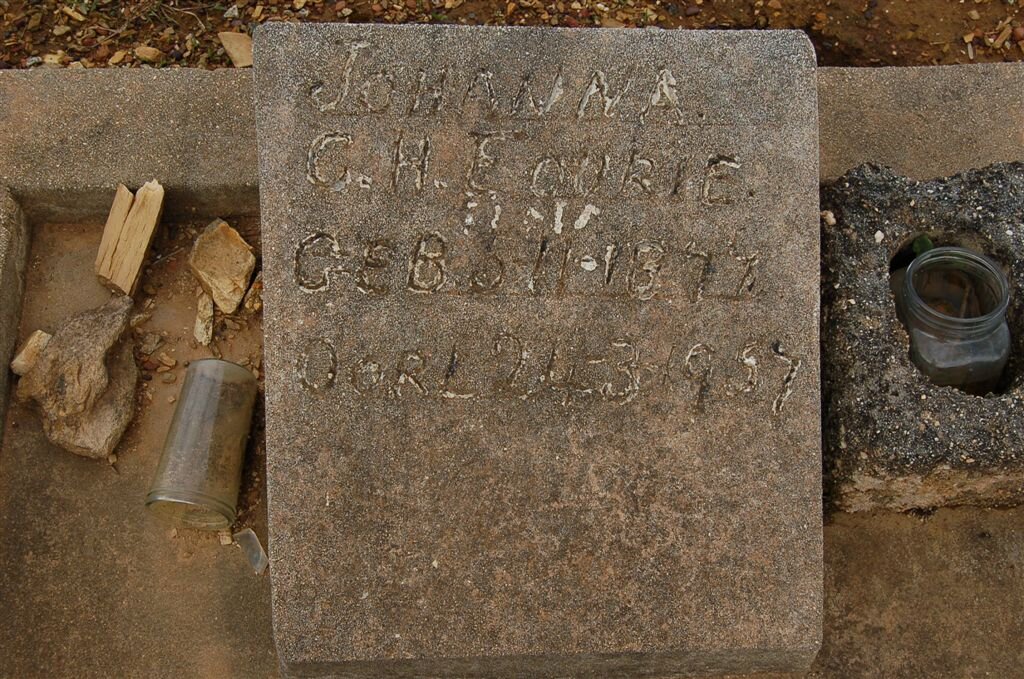 FOURIE Johanna G.H. 1877-1957