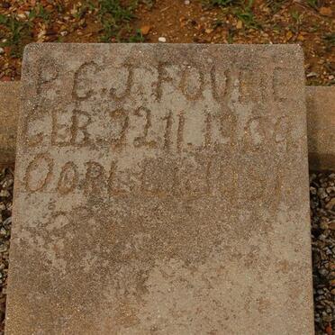 FOURIE P.C.J. 1909-1951