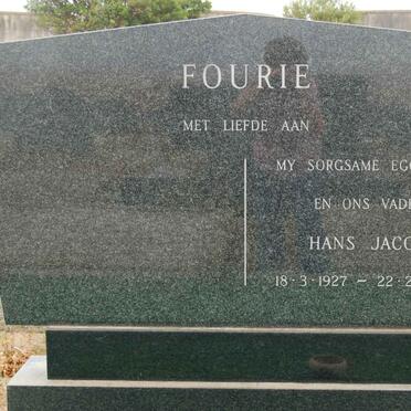 FOURIE Hans Jacob 1927-1980
