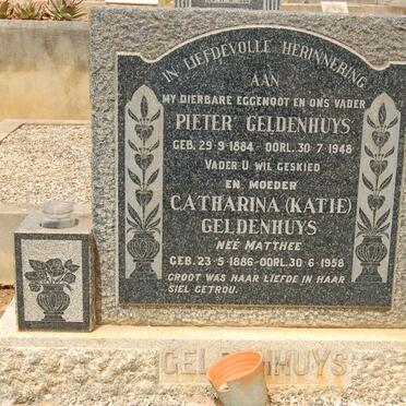 GELDENHUYS Pieter 1884-1948 &amp; Catharina MATTHEE 1886-1958