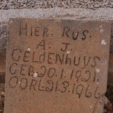 GELDENHUYS A.J. 1921-1966