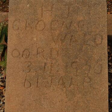 GROENEWALD H.J. -1955