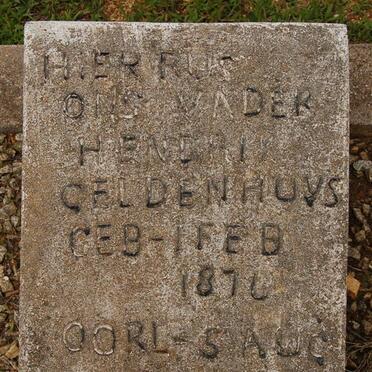 GELDENHUYS Hendrik 1870-1955