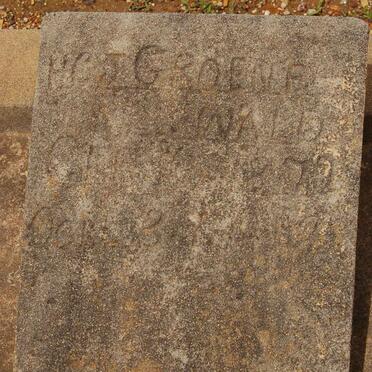 GROENWALD H.C.J. 187?-1???