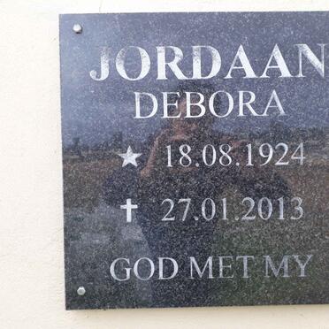 JORDAAN Debora 1924-2013
