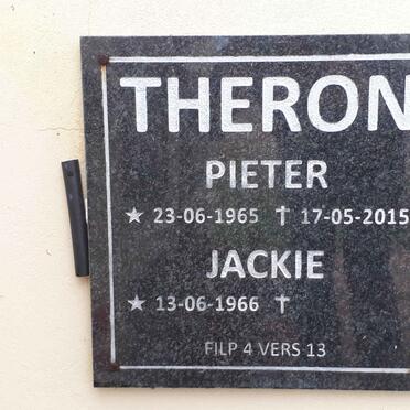 THERON Pieter 1965-2015 &amp; Jackie 1966-