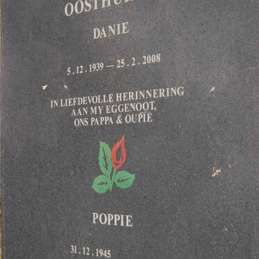 OOSTHUIZEN Danie 1939-2008 &amp; Poppie 1945-