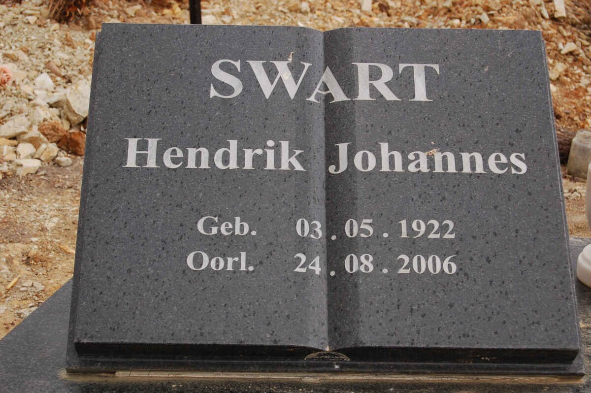 SWART Hendrik Johannes 1922-2006