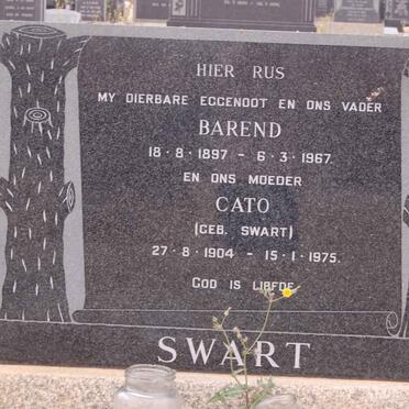 SWART Barend 1897-1967 &amp; Cato SWART 1904-1975