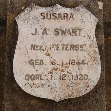 SWART Susara J.A. nee PIETERSE 1864-1920
