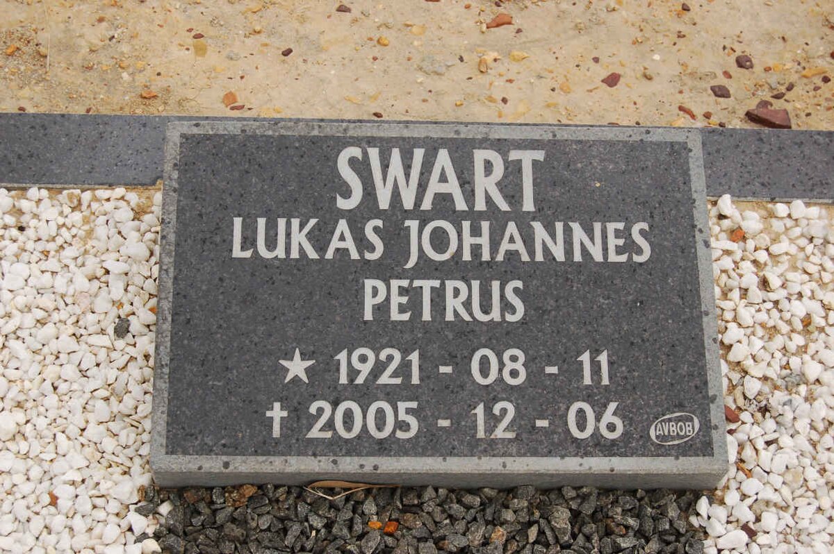 SWART Lukas Johannes Petrus 1921-2005