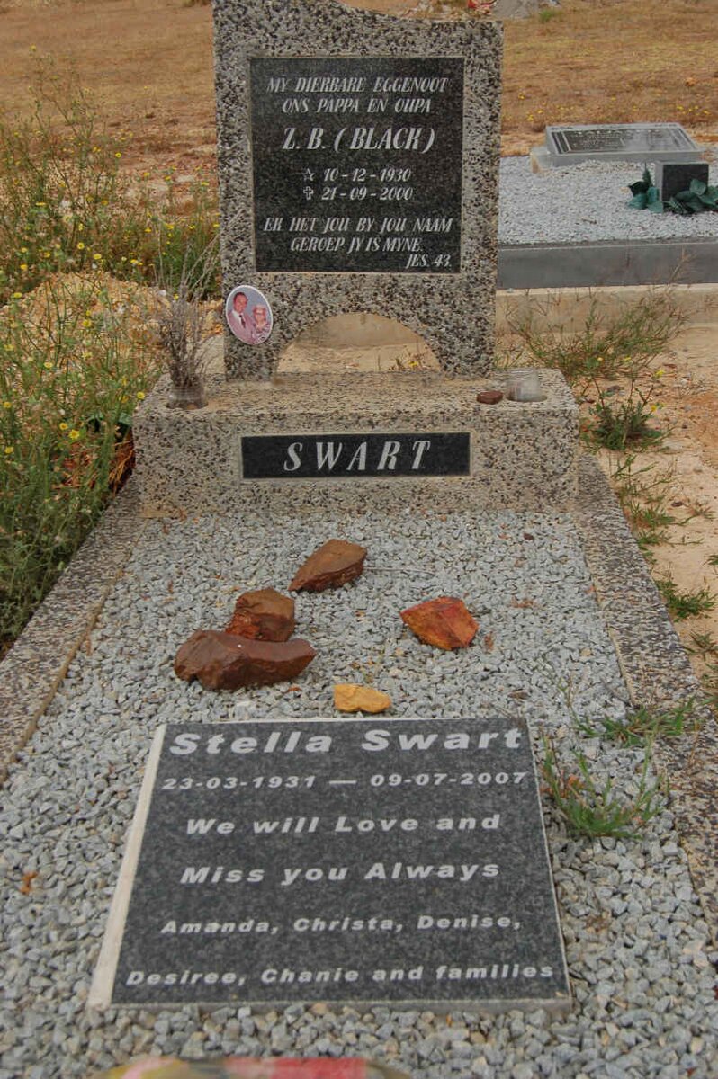 SWART Z.B. 1930-2000 &amp; Stella 1931-2007