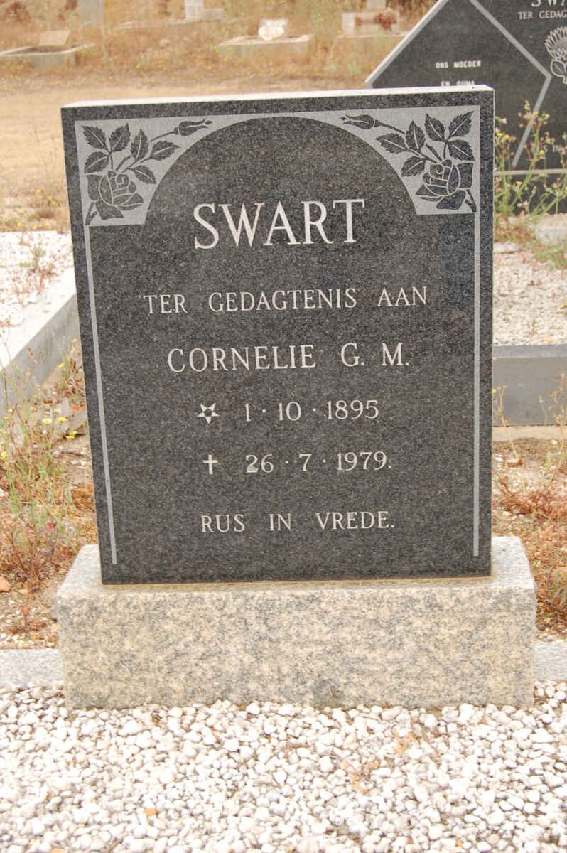SWART Cornelie G.M. 1895-1979