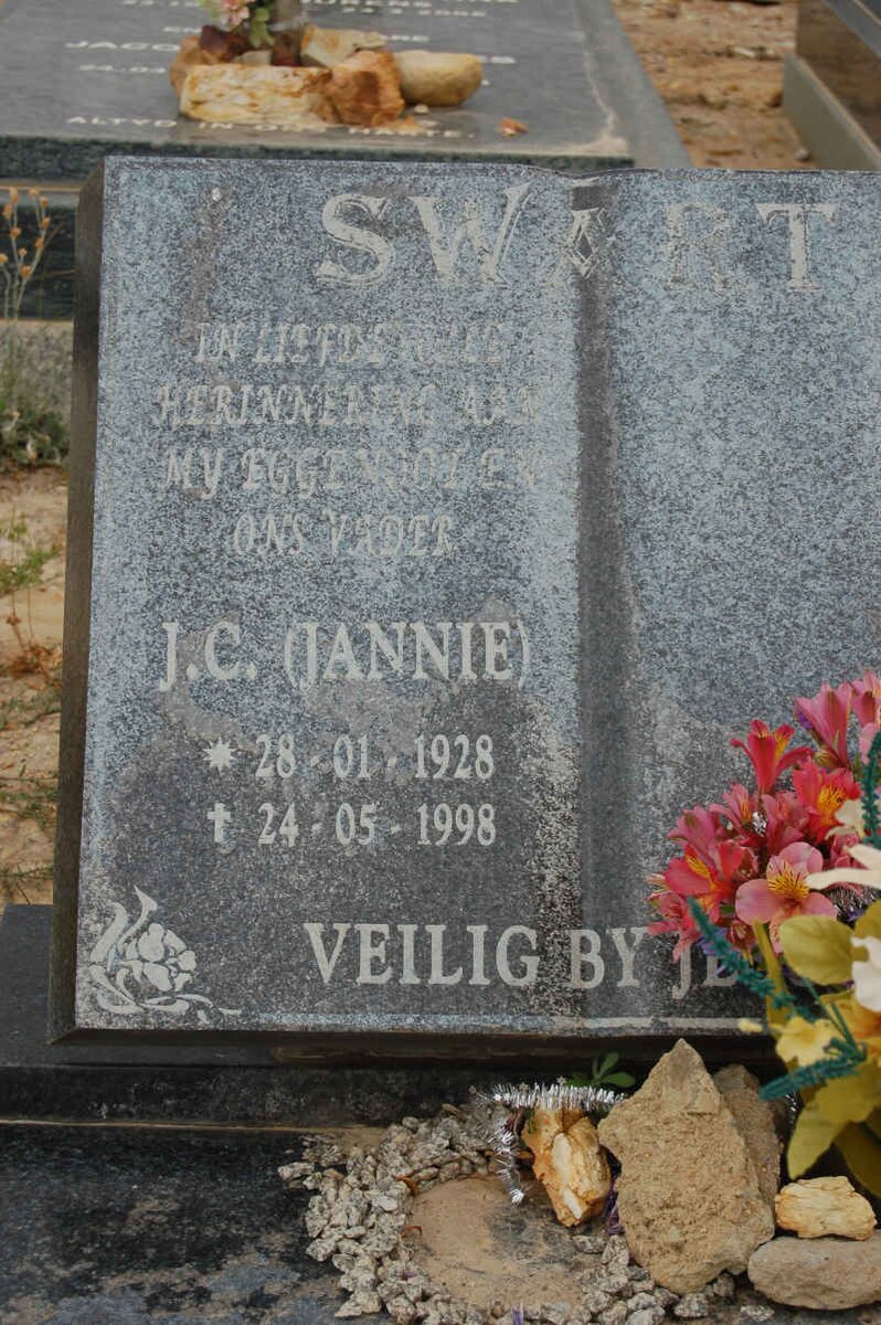 SWART J.C. 1928-1998