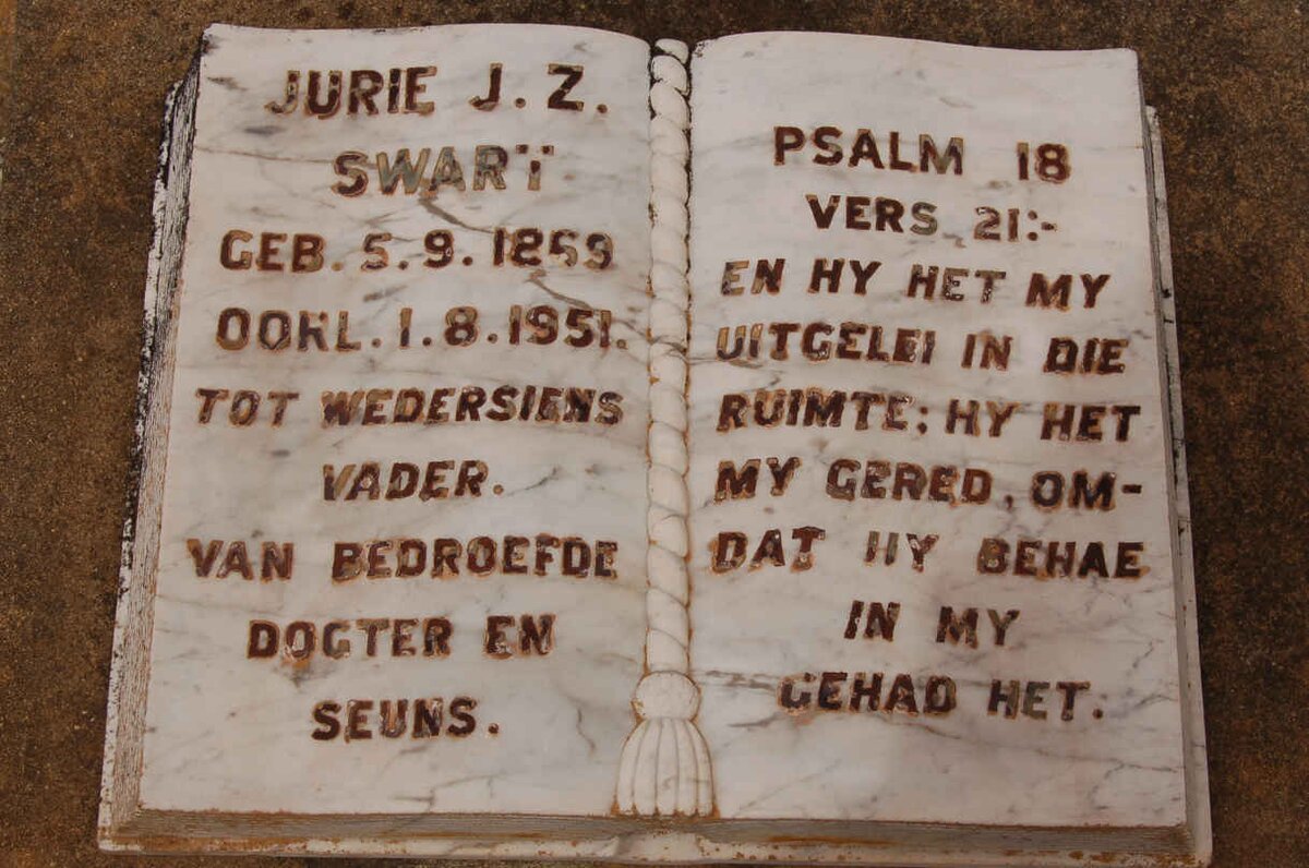 SWART Jurie J.Z. 1859-1951