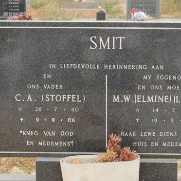 SMIT C.A. 1940-2006 &amp; M.W. LOURENS 1942-1991