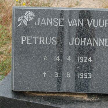 VUUREN Petrus Johannes, Janse van 1924-1993