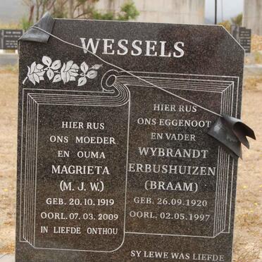 WESSELS Wybrandt Erbushuizen 1920-1997 &amp; M.J.W. 1919-2009