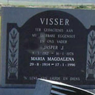 VISSER Jasper J. &amp; Maria Magdalena ??-??