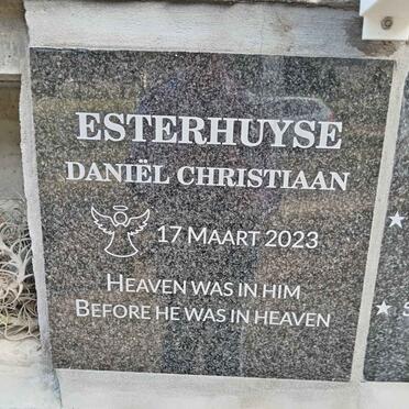 ESTERHUYSE Daniel Christiaan -2023