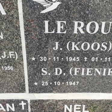 ROUX J., le 1945-2020 &amp; S.D. 1947-
