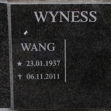 WYNESS Wang 1937-2011