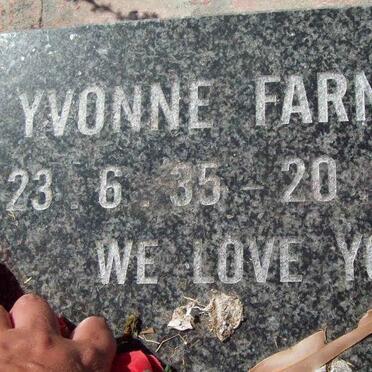 FARNHAM Yvonne 1935-1996