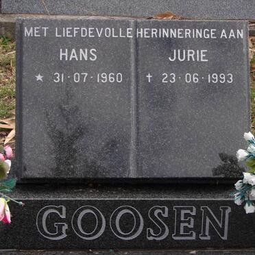 GOOSEN Hans Jurie 1960-1993