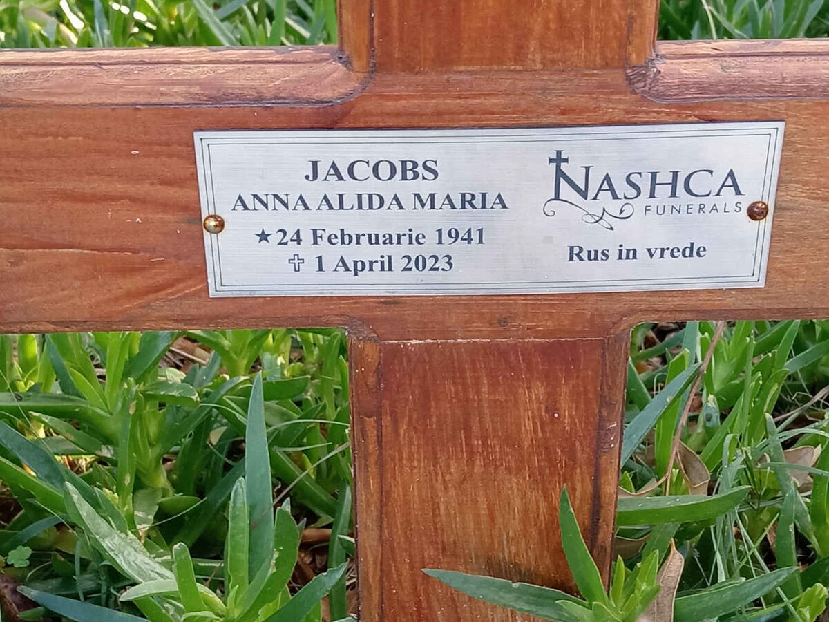JACOBS Anna Alida Maria 1941-2023