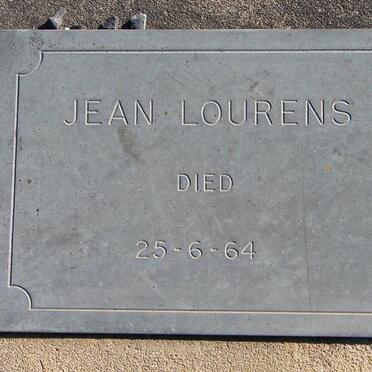 LOURENS Jean -1964