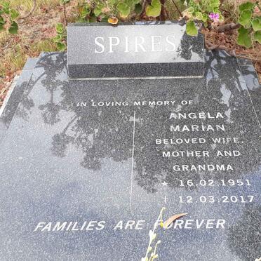 SPIRES Angela Marian 1951-2017