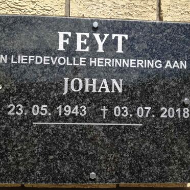 FEYT Johan 1943-2018