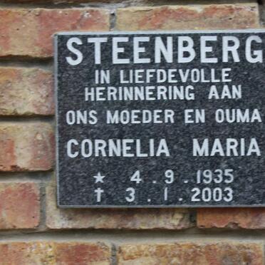 STEENBERG Cornelia Maria 1935-2003