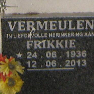 VERMEULEN Frikkie 1936-2013
