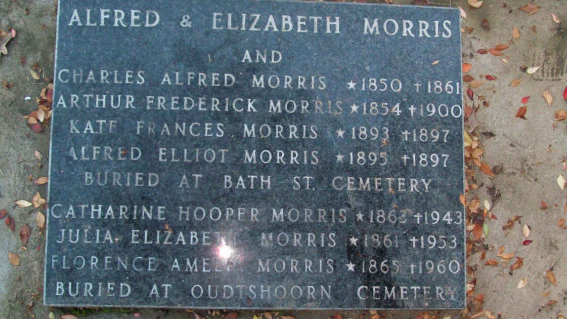 MORRIS Alfred &amp; Elizabeth