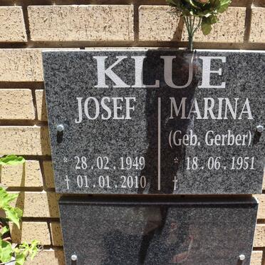 KLUE Josef 1949-2010 &amp; Marina GERBER 1951-