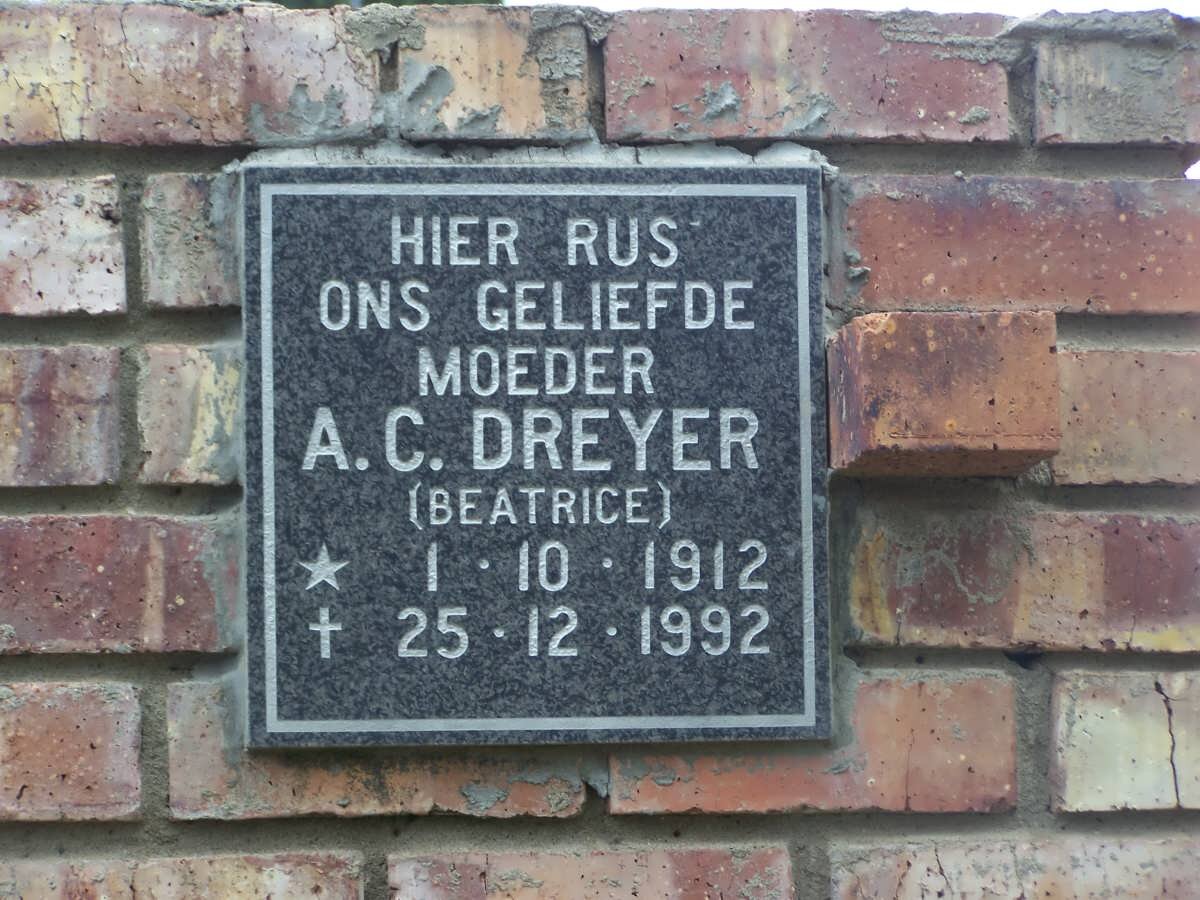DREYER A.C. 1912-1992
