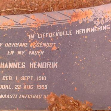 ? Johannes Hendrik  1910-1969